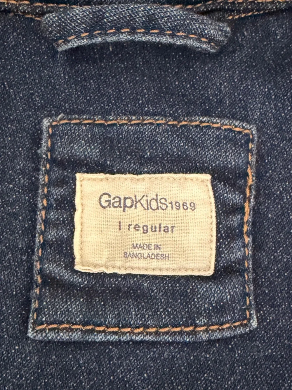 GapKids 1969 Premium Denim Trucker Jacket | Dark Wash | CLASSIC
